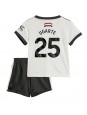 Manchester United Manuel Ugarte #25 Tredjedraktsett Barn 2024-25 Korte ermer (+ bukser)